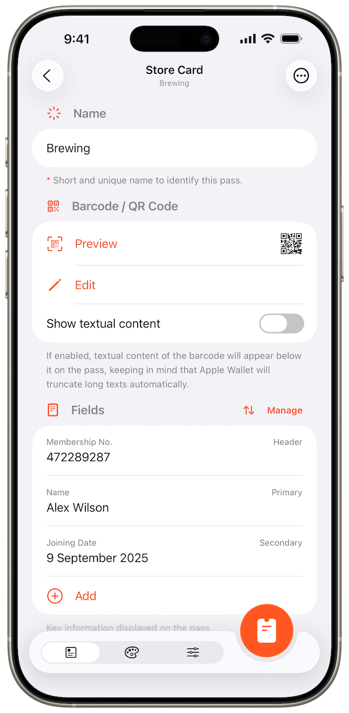 App Screenshot - Preview Editor